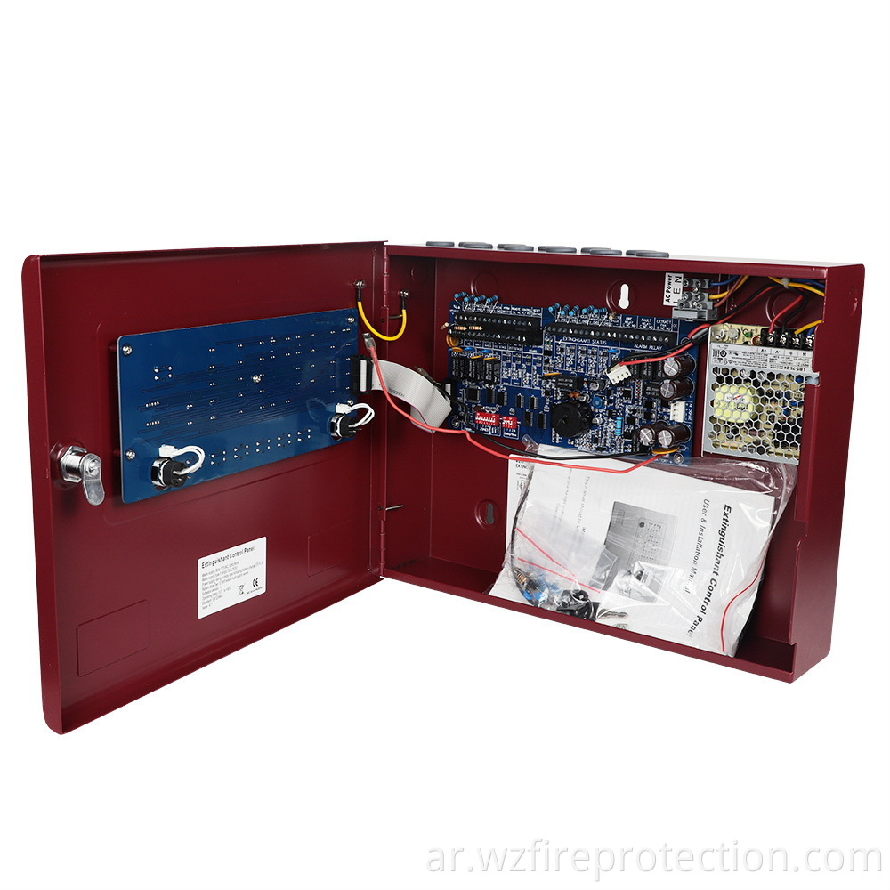 لوحة التحكم في إنذار دخان النار التقليدية Conventional Fire Smoke Alarm Control Panel